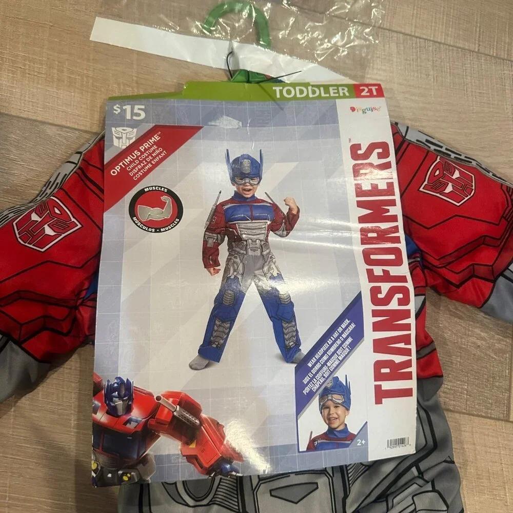 TRANSFORMERS YOUTH KIDS HALLOWEEN COSTUME 2T NEW OPTIMUS PRIME